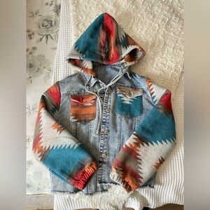 Denim Aztec jacket